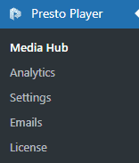 Presto Player - Improve Performance - Control Panel