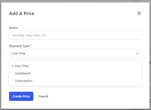 SureCart_Product_Price_Payment Type