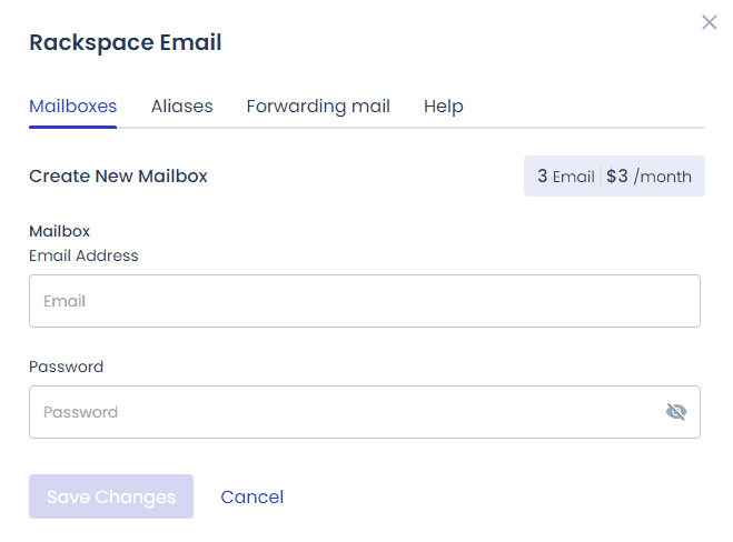 cloudways-rackspace-email-create-new-mailbox
