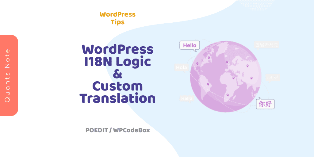 WordPress - 6.5 I18N New Logic and Custom Translation