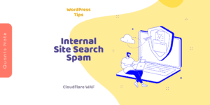 WordPress - Internal Site Search Spam