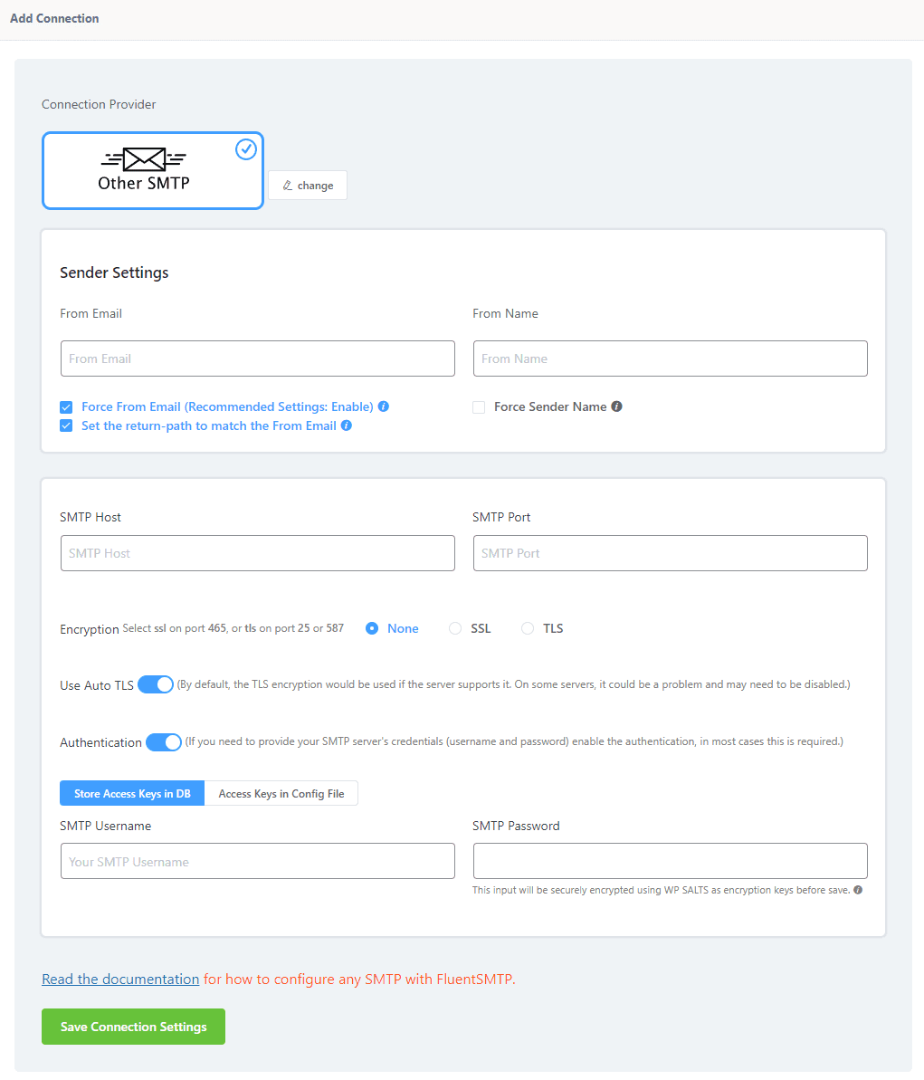輕鬆完成 WordPress SMTP 發信設定,使用 SMTP 外掛 (含 FluentSMTP 教學) fluentSMTP-add-connection-other-SMTP