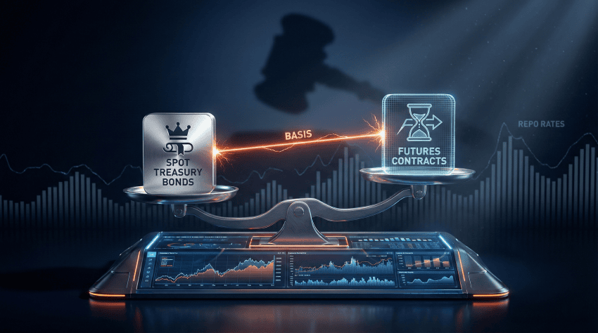美債基差交易 (Basis Trade) 解析:避險基金槓桿與 SEC 監管下的流動性幻象 treasury-basis-trade-risks-sec-regulation